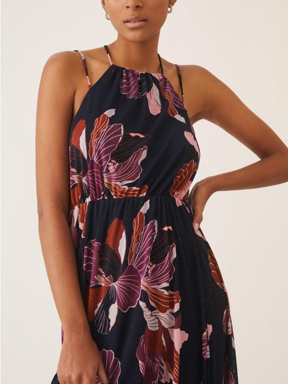 Anthropologie Floral Maxi Dress – Size L - Boho Wedding Guest - Picture 12 of 16
